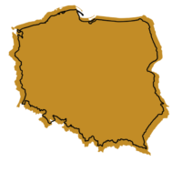 lemur_mapa_polski_zlota_kontur
